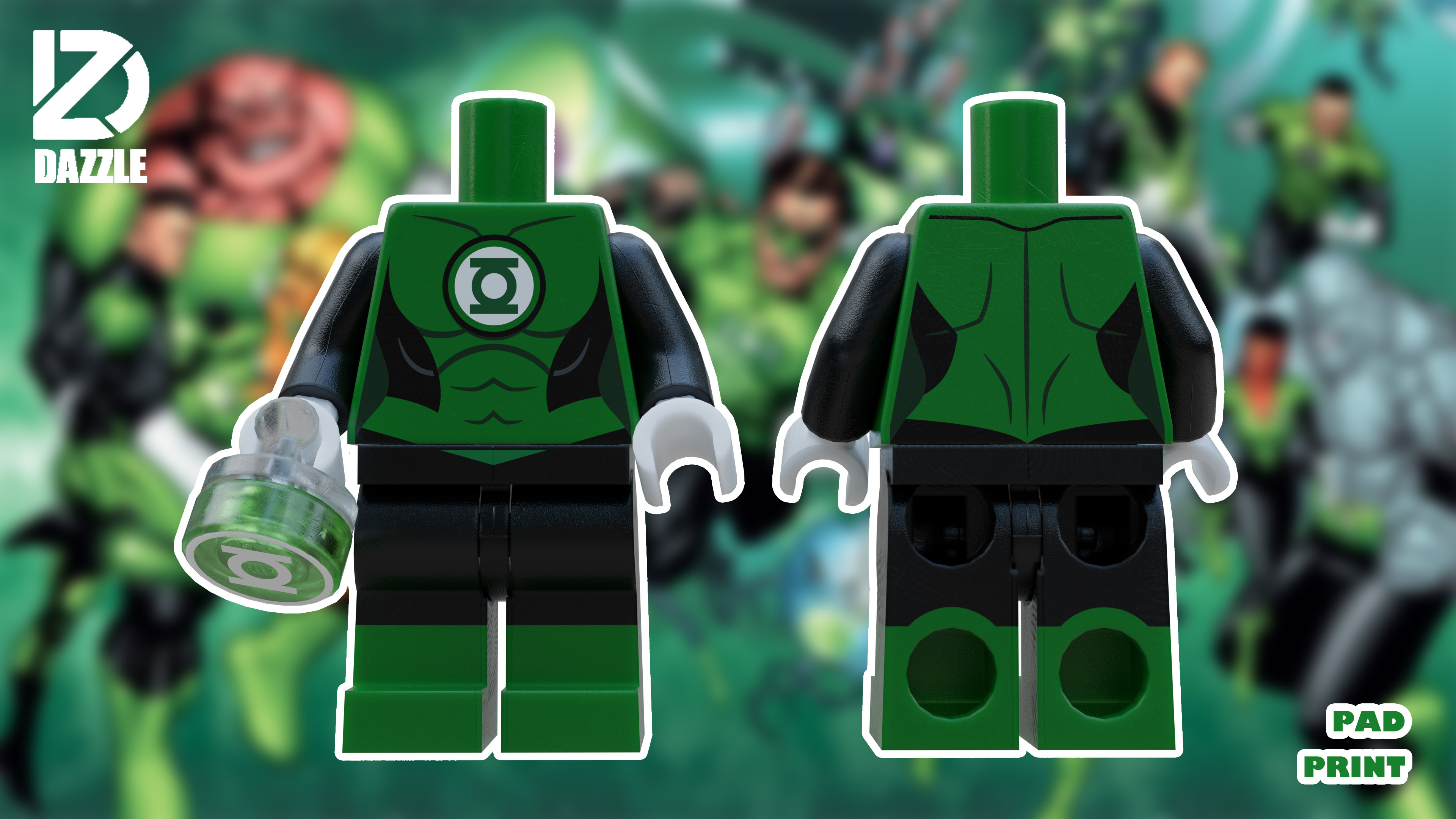 【預訂】【Dazzle Brick】綠燈俠女孩