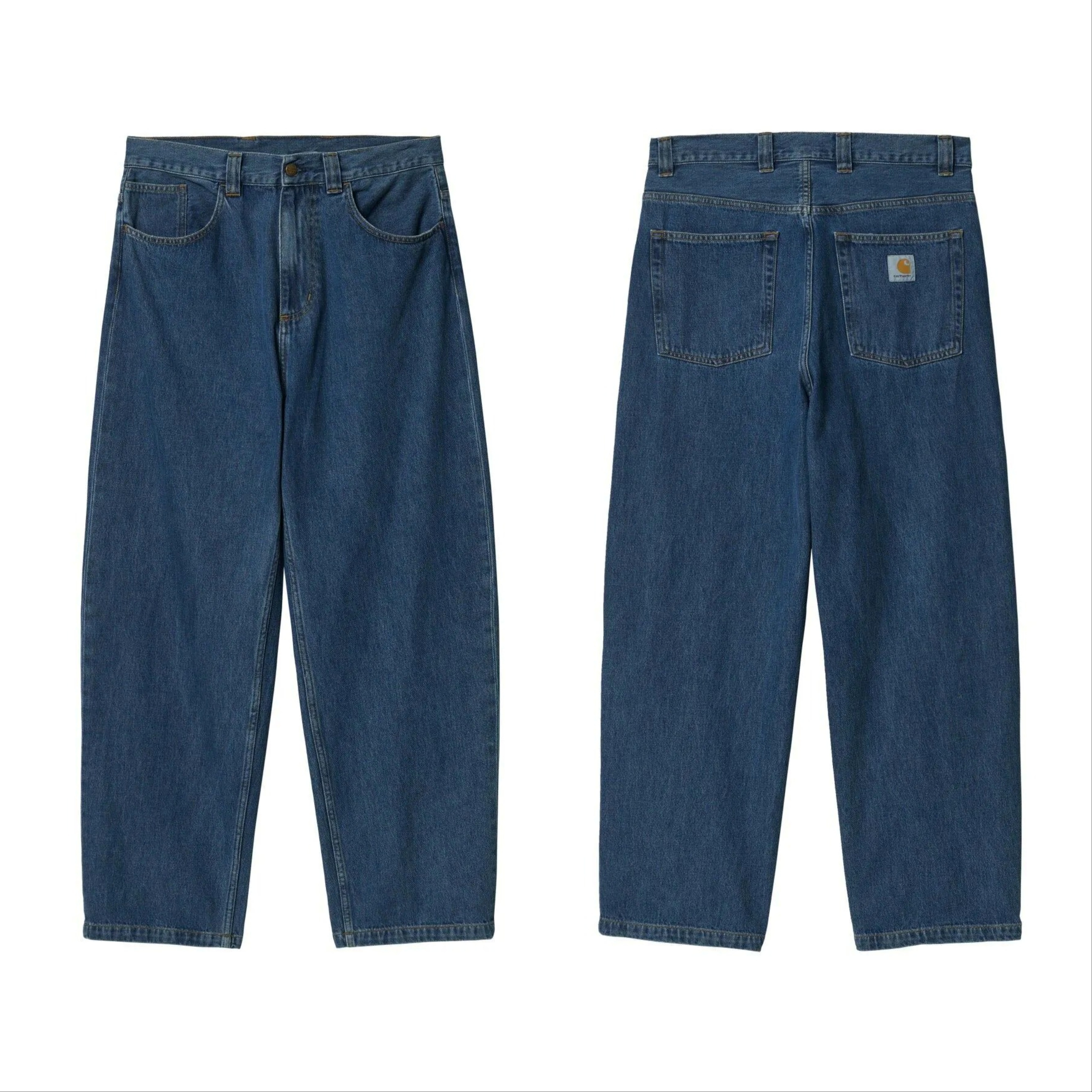 2025AW CARHARTT WIP Brandon Pant Smith Denim 13.5oz 寬鬆 復古 水洗 牛仔褲 現貨 I035893 I031246