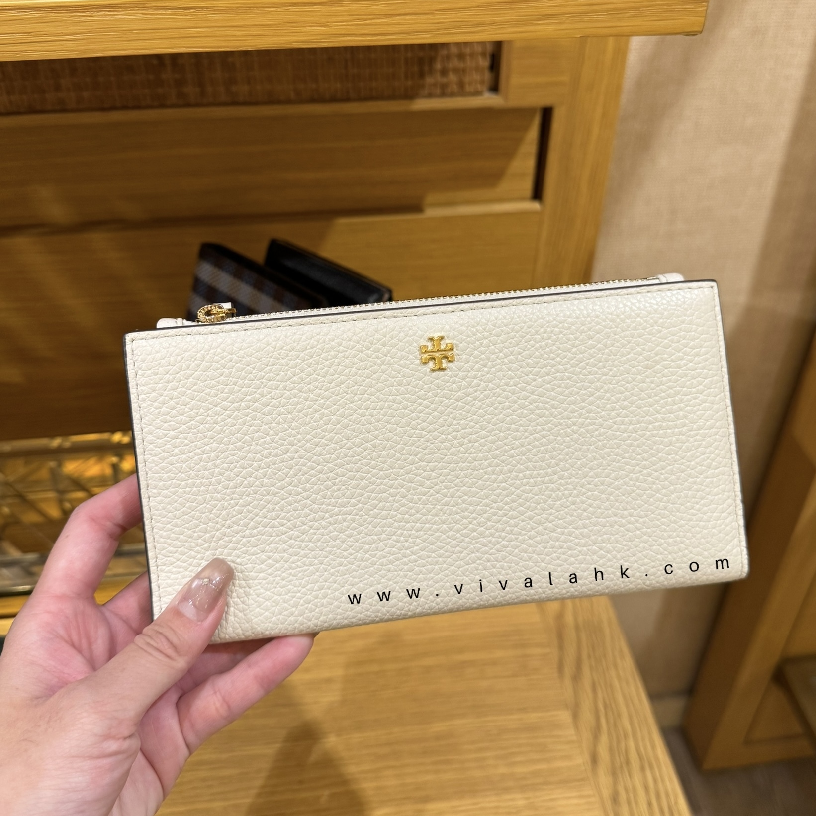 Tory Burch - Blake 對摺薄身長銀包 (139540) (177027)