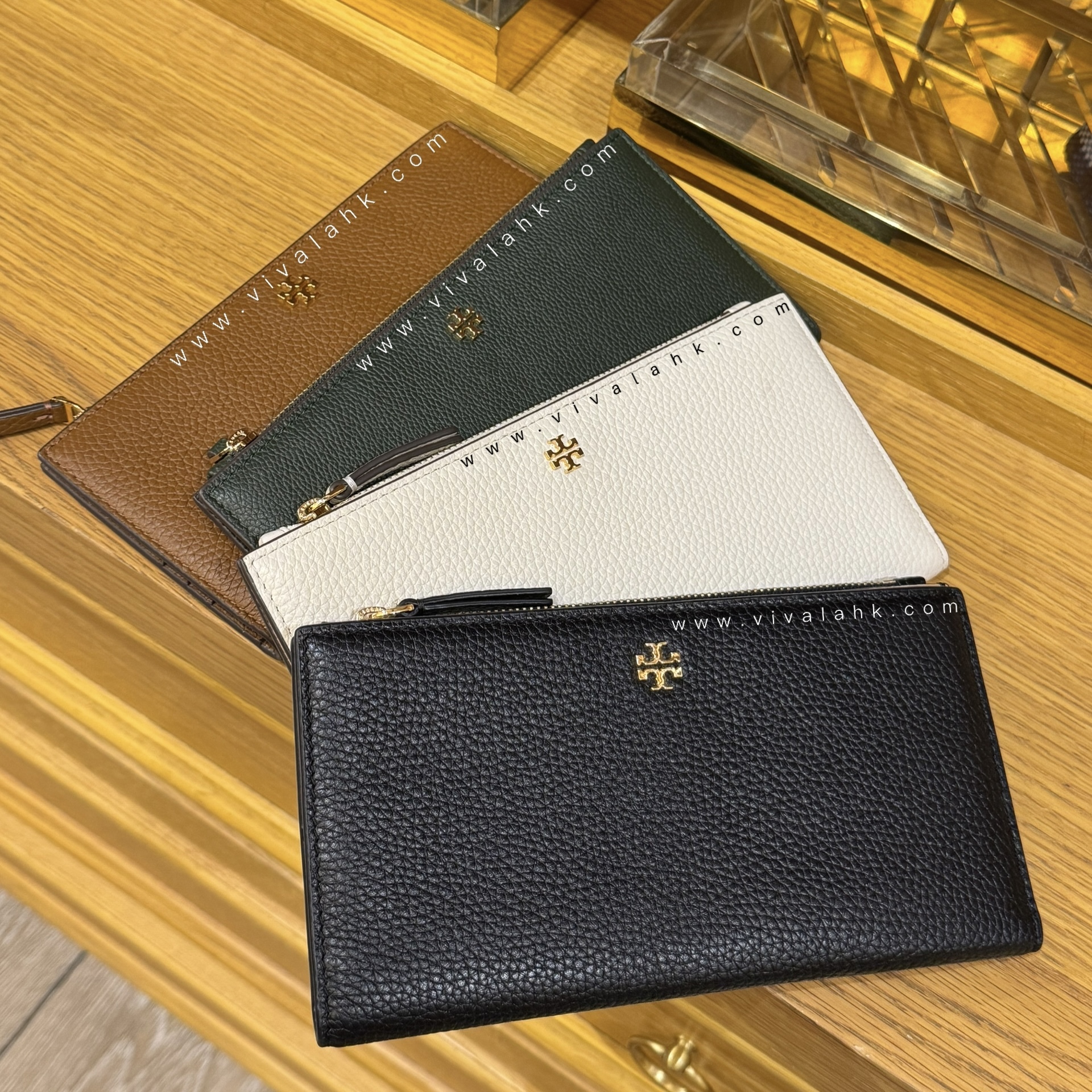 Tory Burch - Blake 對摺薄身長銀包 (139540) (177027)