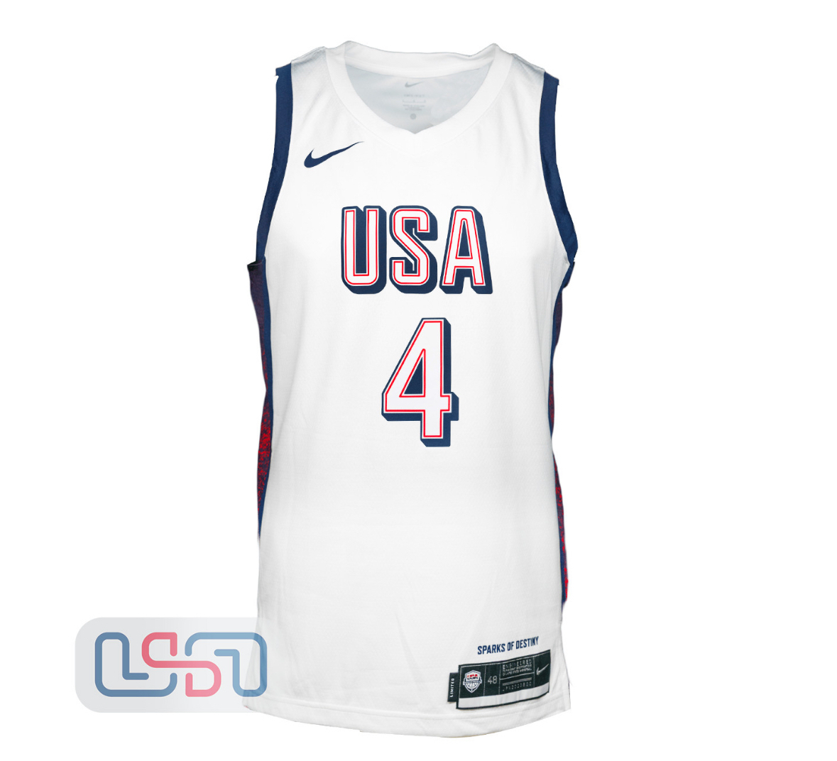 Stephen Curry USA 美國隊白色球衣簽名 加簽Night Night