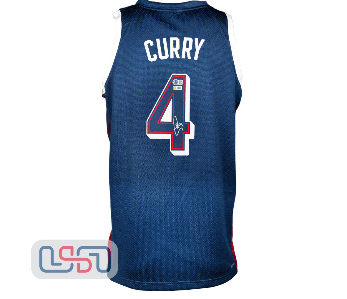 STEPHEN CURRY USA 美國隊藍色簽名球衣