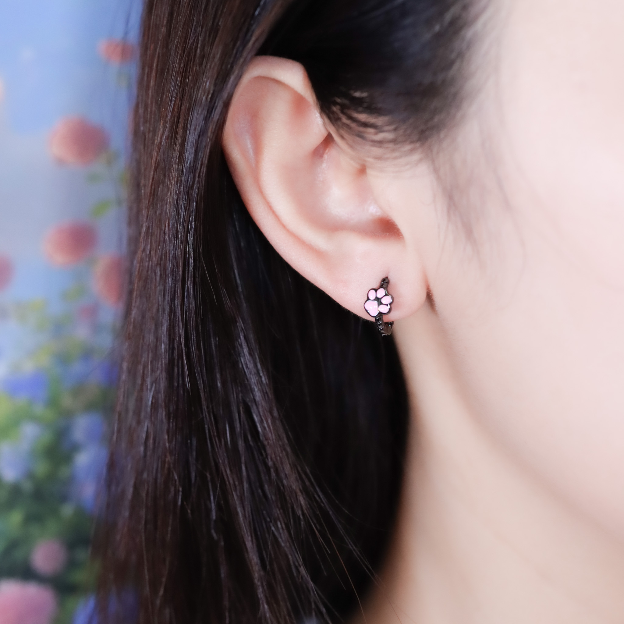 | 925純銀 | 酷系小肉球耳環 | EA1061 |