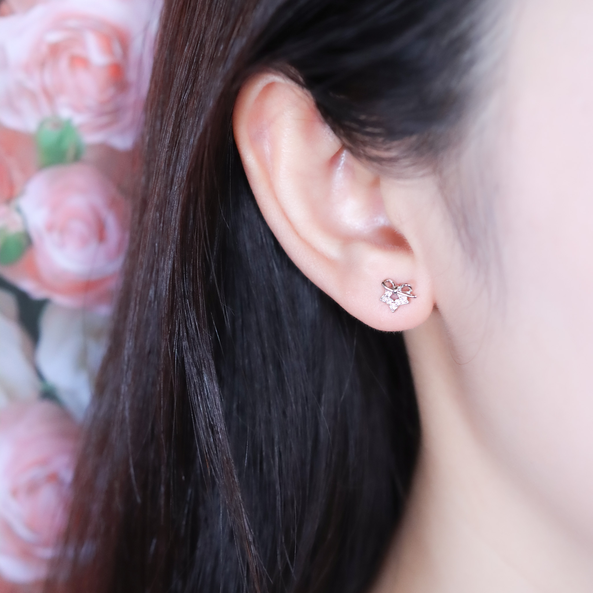 | 925純銀・白金 | 星意小禮耳環 | EA1060 |