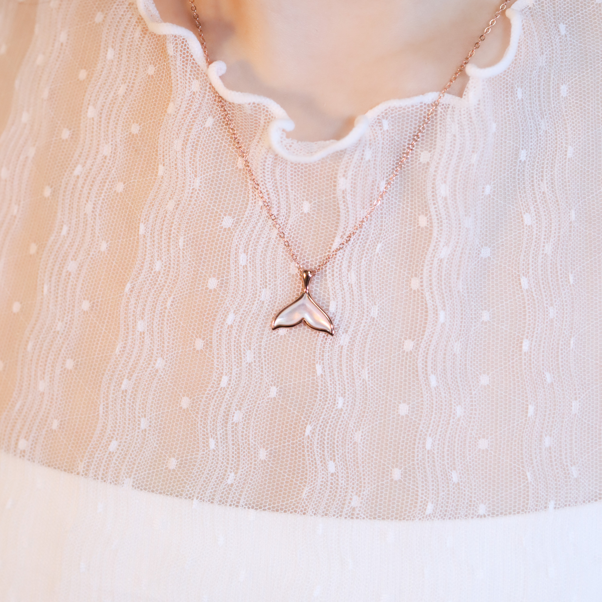 | 925純銀・白金・玫瑰金 | 赤忱勇氣項鍊  (銀/玫瑰金) | NE1499|