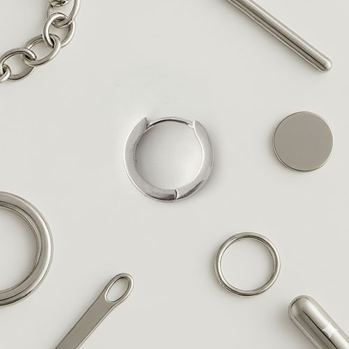 OLIVMEW A1 925純銀極簡小耳圈 靜物平拍 11mm內徑 圈圈耳環