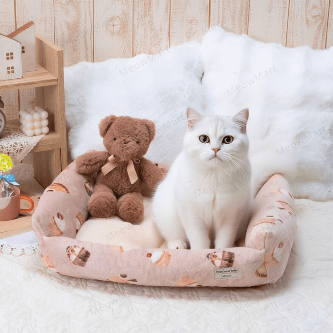 日本Tassu杯子蛋糕超極暖貓床