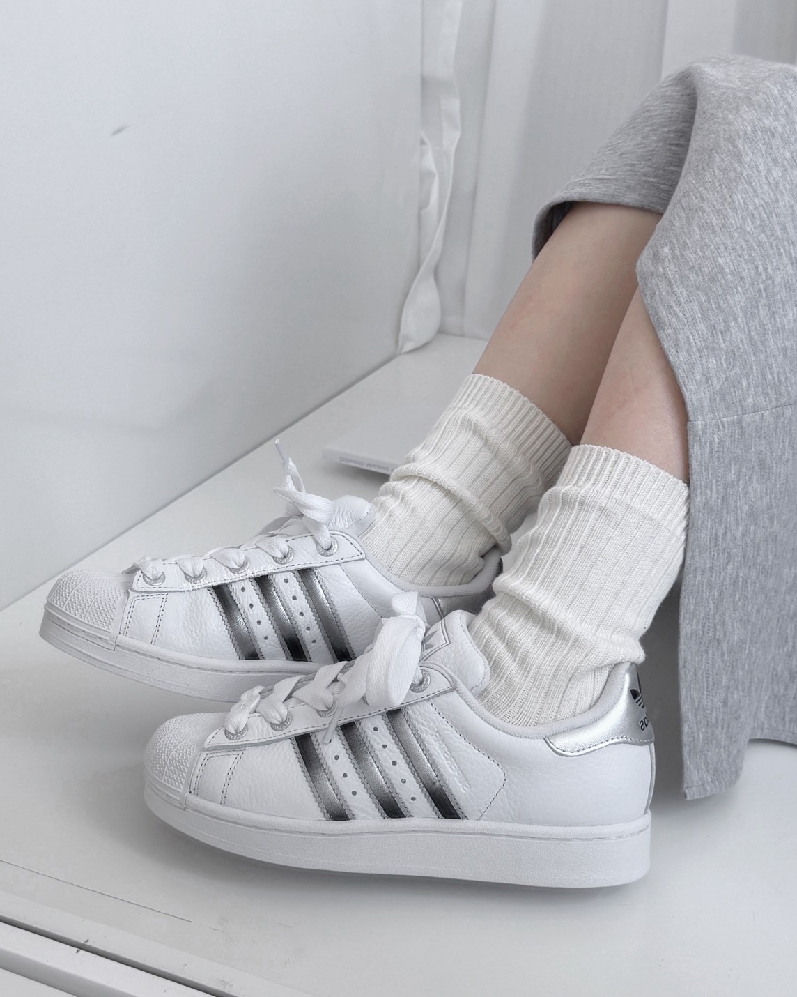<快速出貨> ADIDAS SUPERSTAR II 銀白