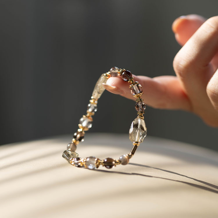 問號：黑極光｜茶晶｜黑髮晶｜閃靈鑽｜骨幹黑太陽