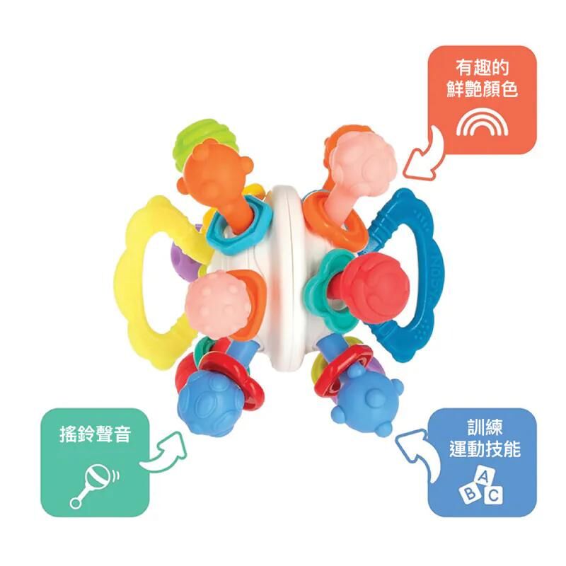 Nuby 扭扭玩具牙齦按摩牙膠球