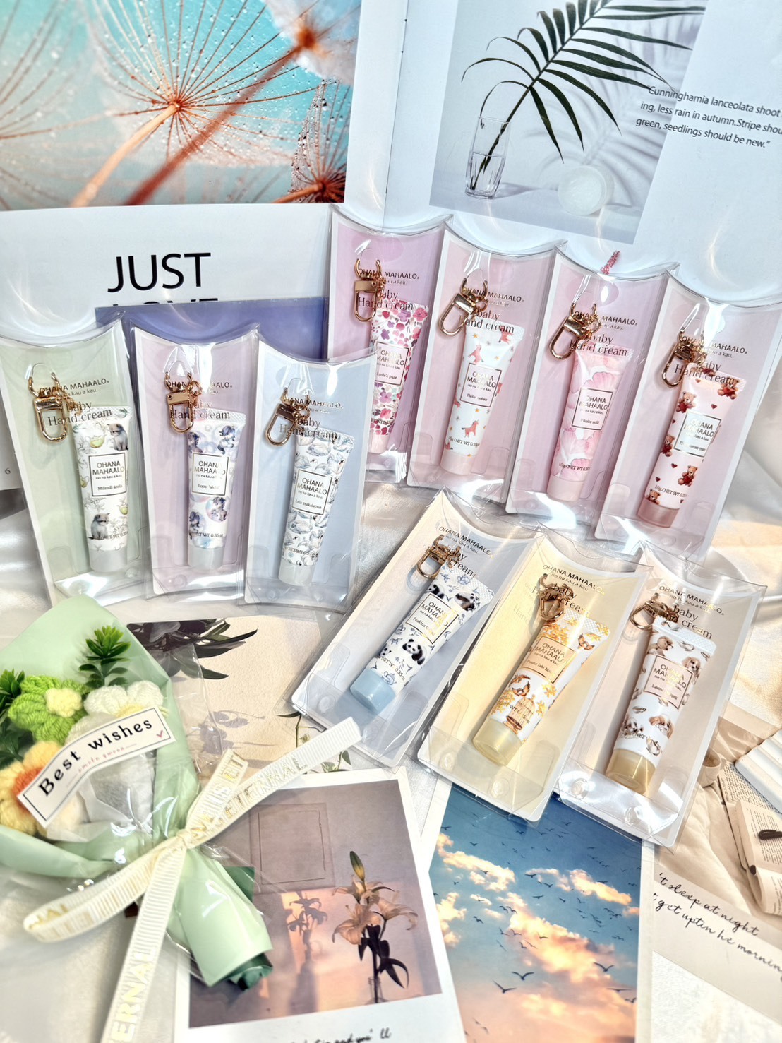 OHANA MAHAALO 十指香扣限定手霜吊飾 10g