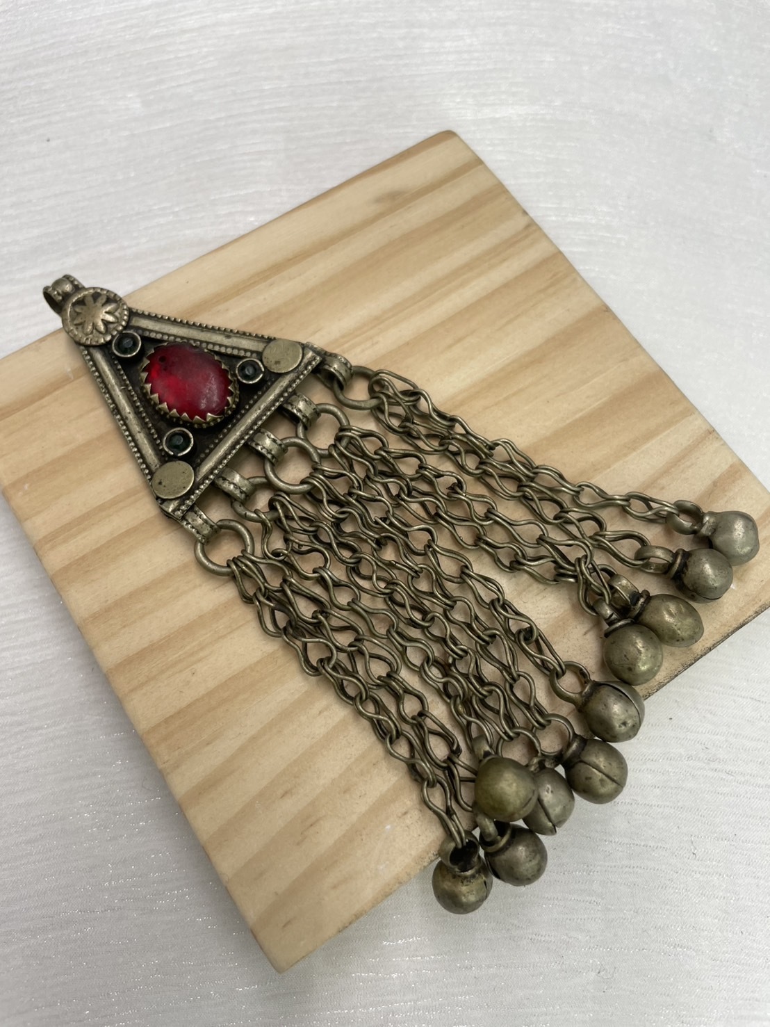 No.27三角形阿富汗鈴鐺墜飾 11cm