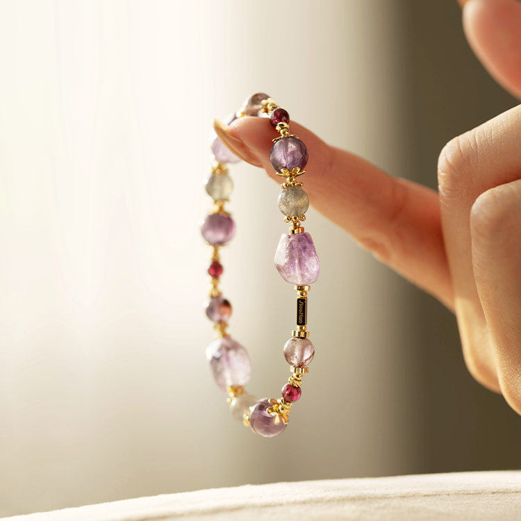 內心展現：紫超七｜紫拉長｜紫鋰雲母｜石榴石｜紫幽靈