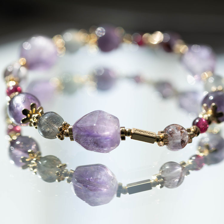 內心展現：紫超七｜紫拉長｜紫鋰雲母｜石榴石｜紫幽靈