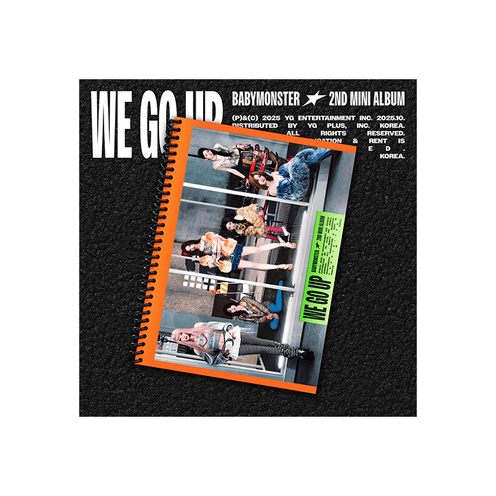 BABYMONSTER 2nd MINI ALBUM [WE GO UP] 🎁Go Ver