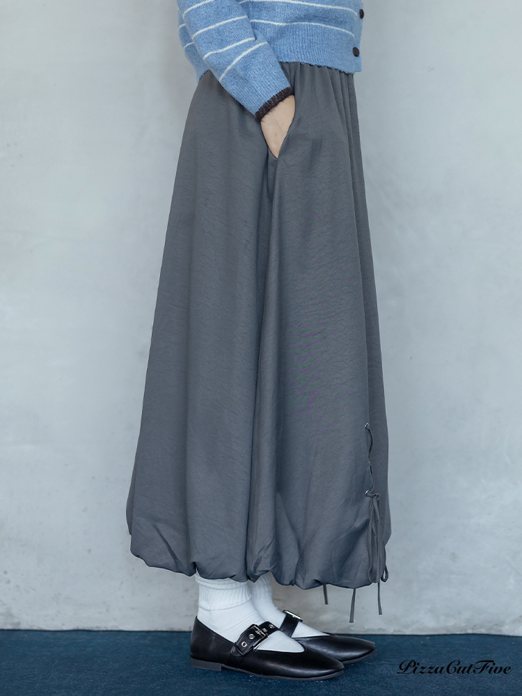 造型綁帶長裙 PizzaCutFive PCF253492004