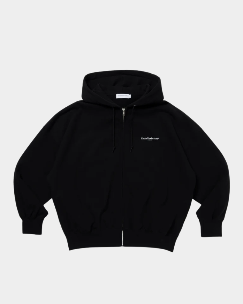 COOTIE PRODUCTIONS - Plain Sweat Zip Hoodie / BLACK