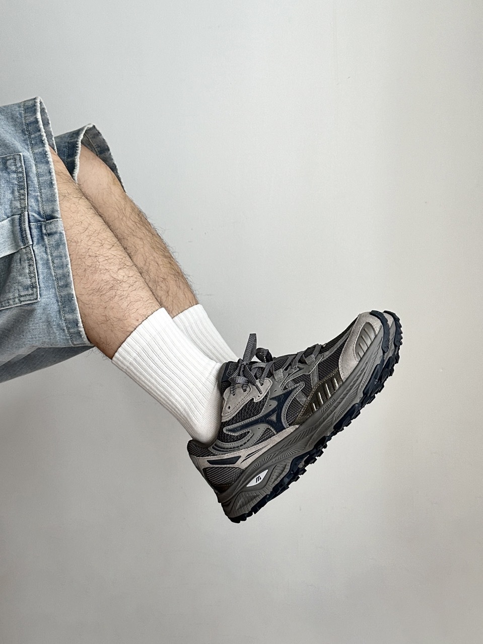 MIZUNO RACER ADV 復古灰 刷舊 防滑 耐磨 緩震 男女鞋 D1GH241204 / 預購