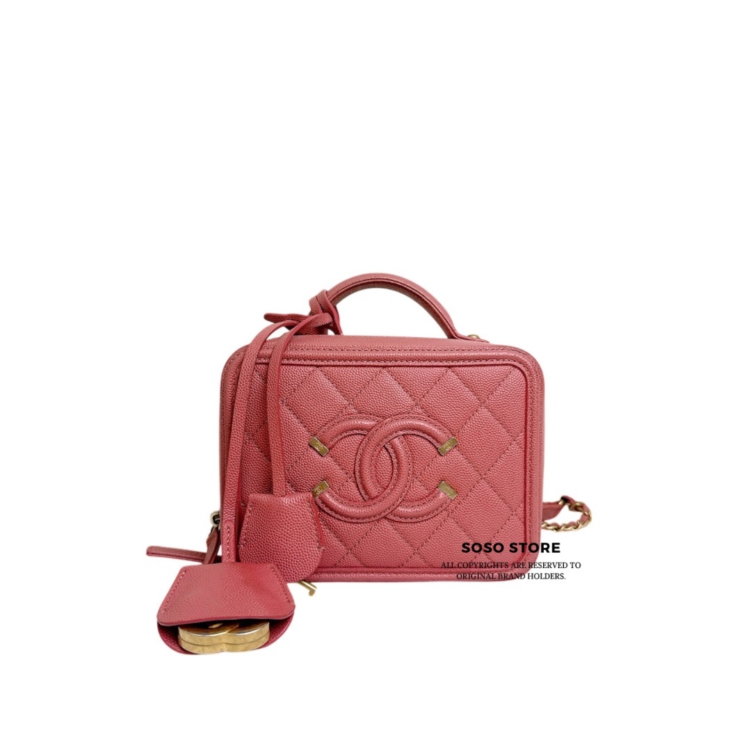 Chanel Vanity Case - Pink / Ghw