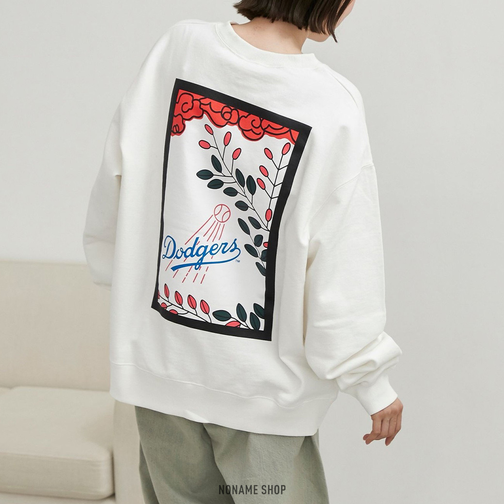 MLB 獨家 背面 印花 大學T 五色 (男款)