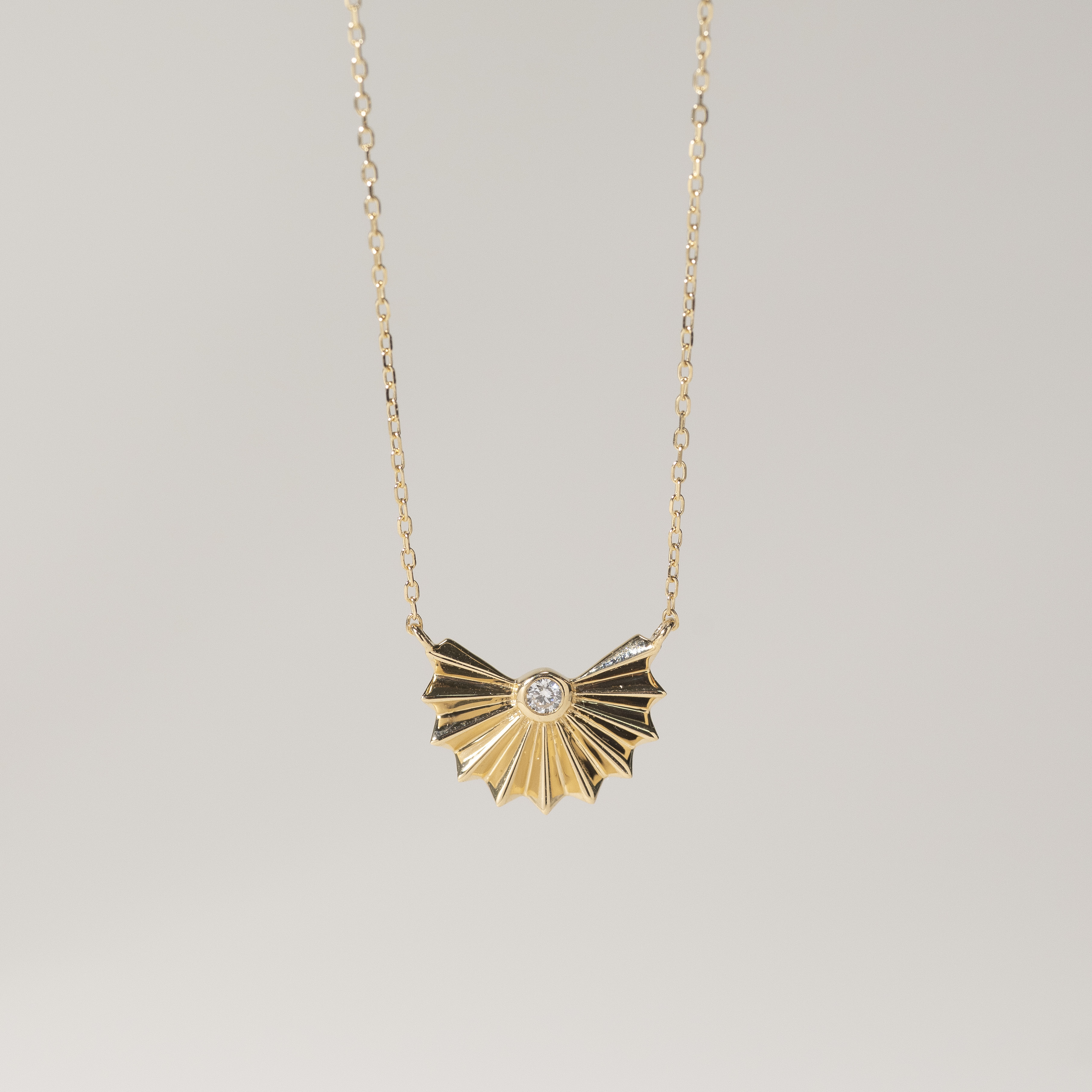 18K Solrise Diamond Necklace