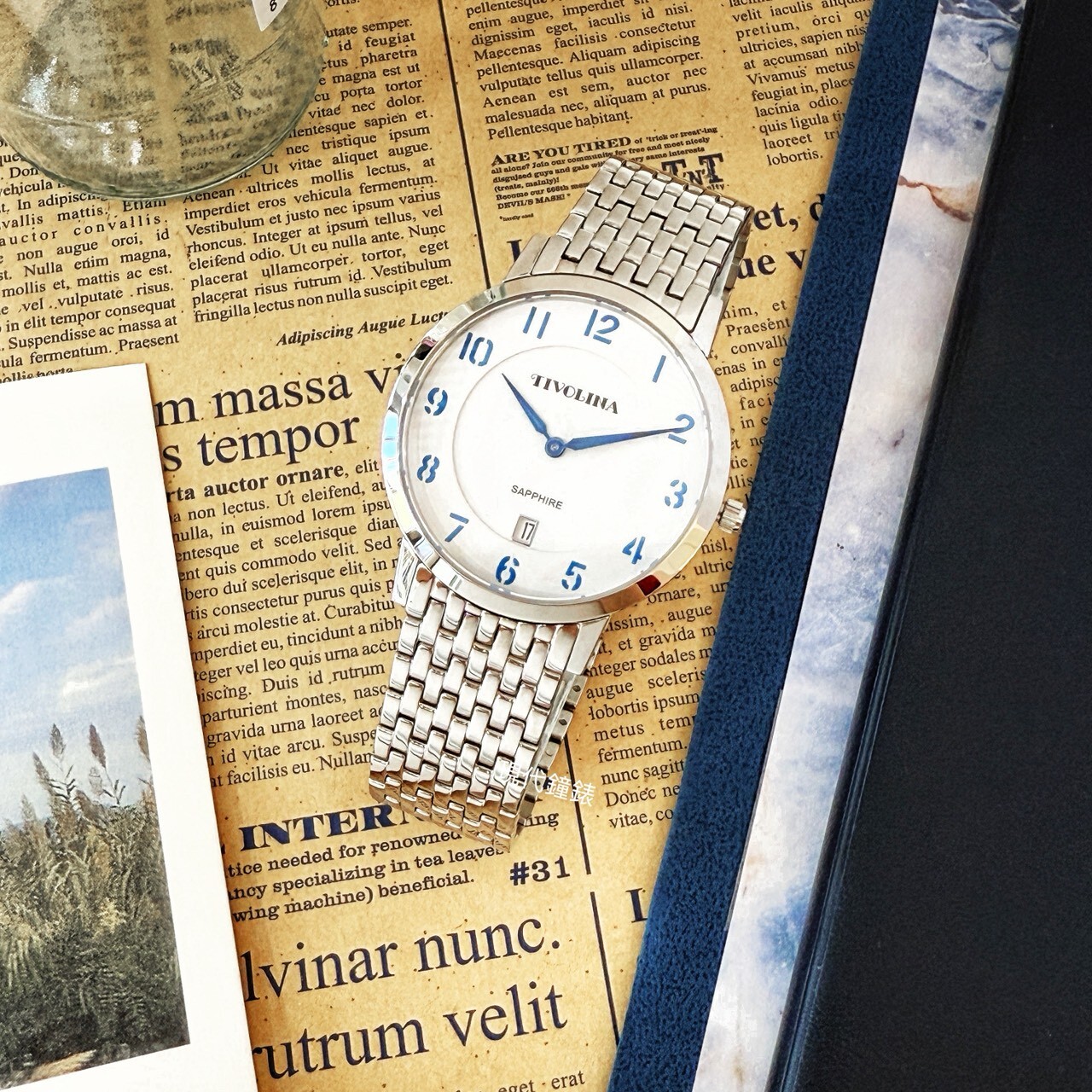 【TIVOLINA 小紅帽】阿拉伯數字腕錶MAW3727-BA 38mm 現代鐘錶