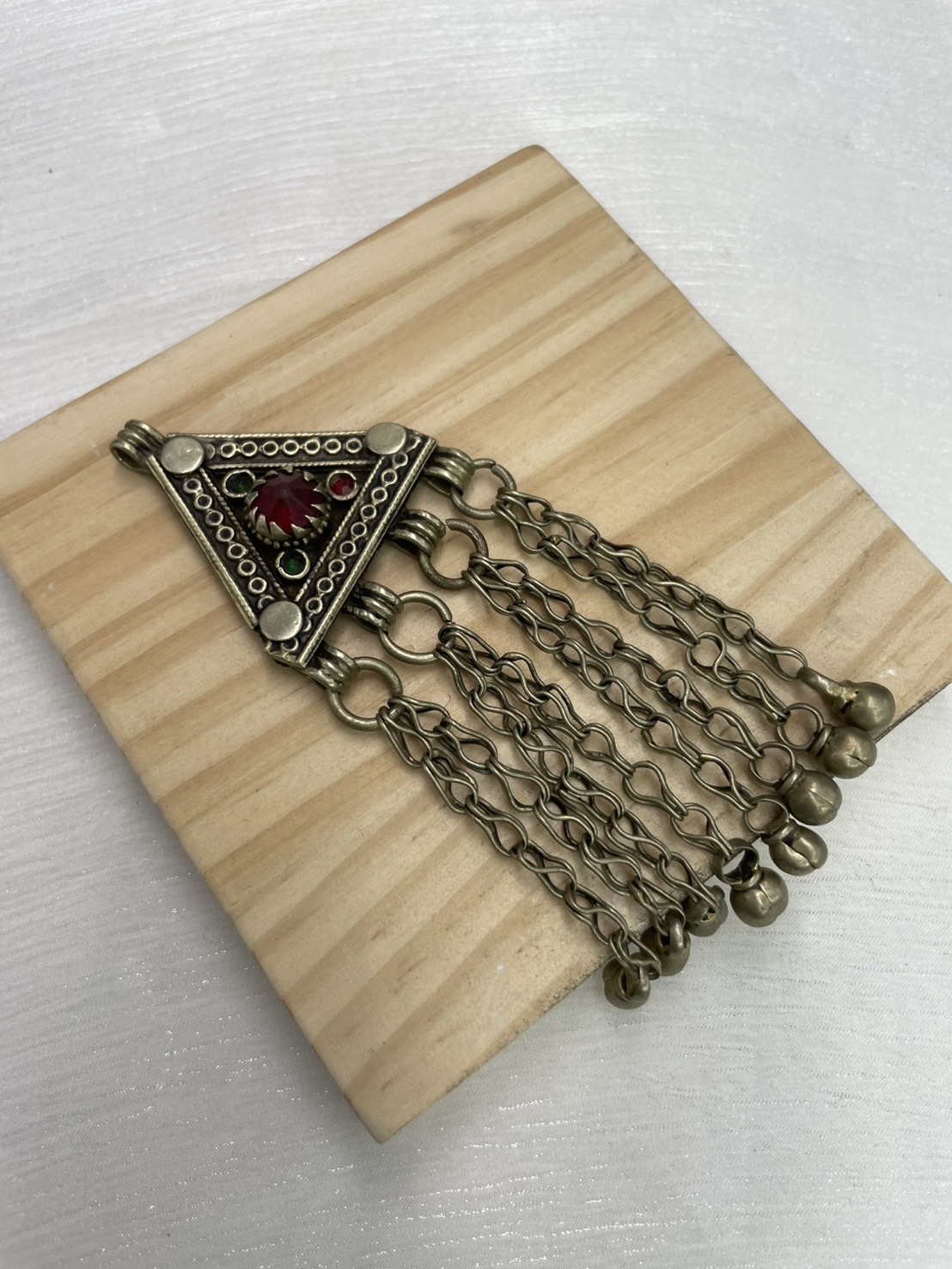 No.37三角形阿富汗鈴鐺墜飾 10cm