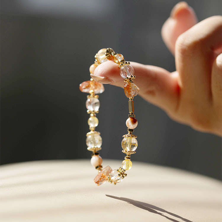 找到動力：金太陽｜金髮晶｜黃托帕｜雪花幽靈｜錦鯉膠花