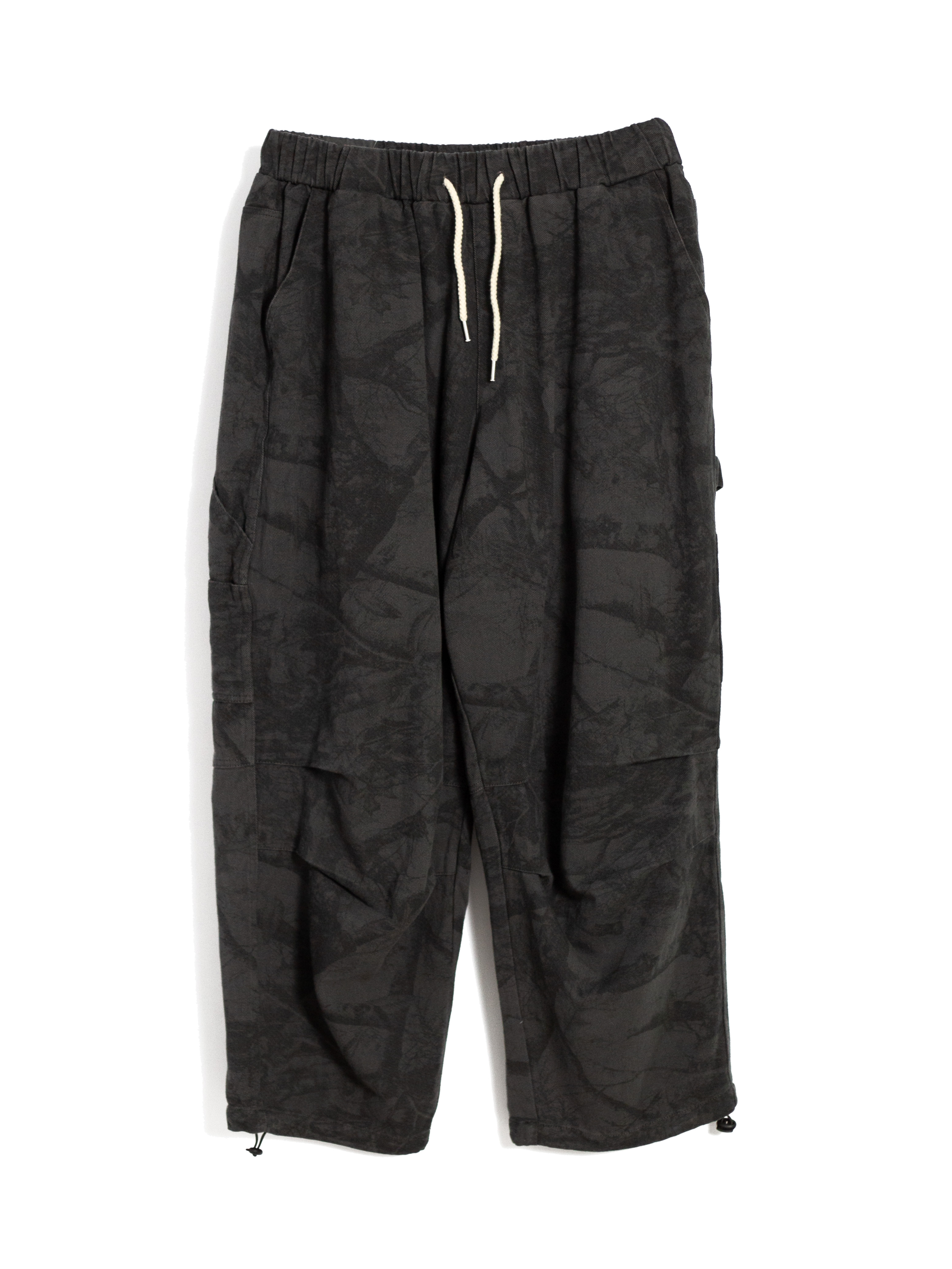 【車庫服飾】樹紋廓腿工裝長褲