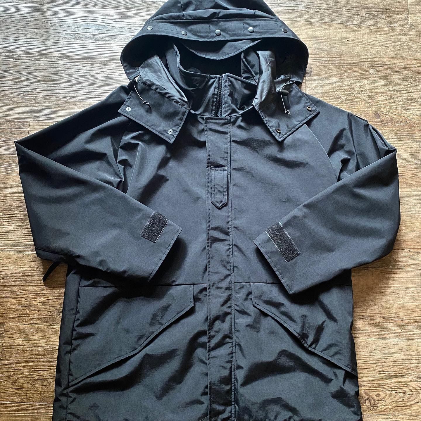 HOUSTON US military 全軍種 防風雨 ECWCS Parka / Black