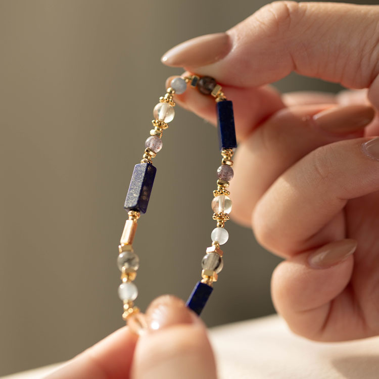 理性不滿足：青金石｜藍兔毛｜菫青石｜藍髮晶｜黃金拉長