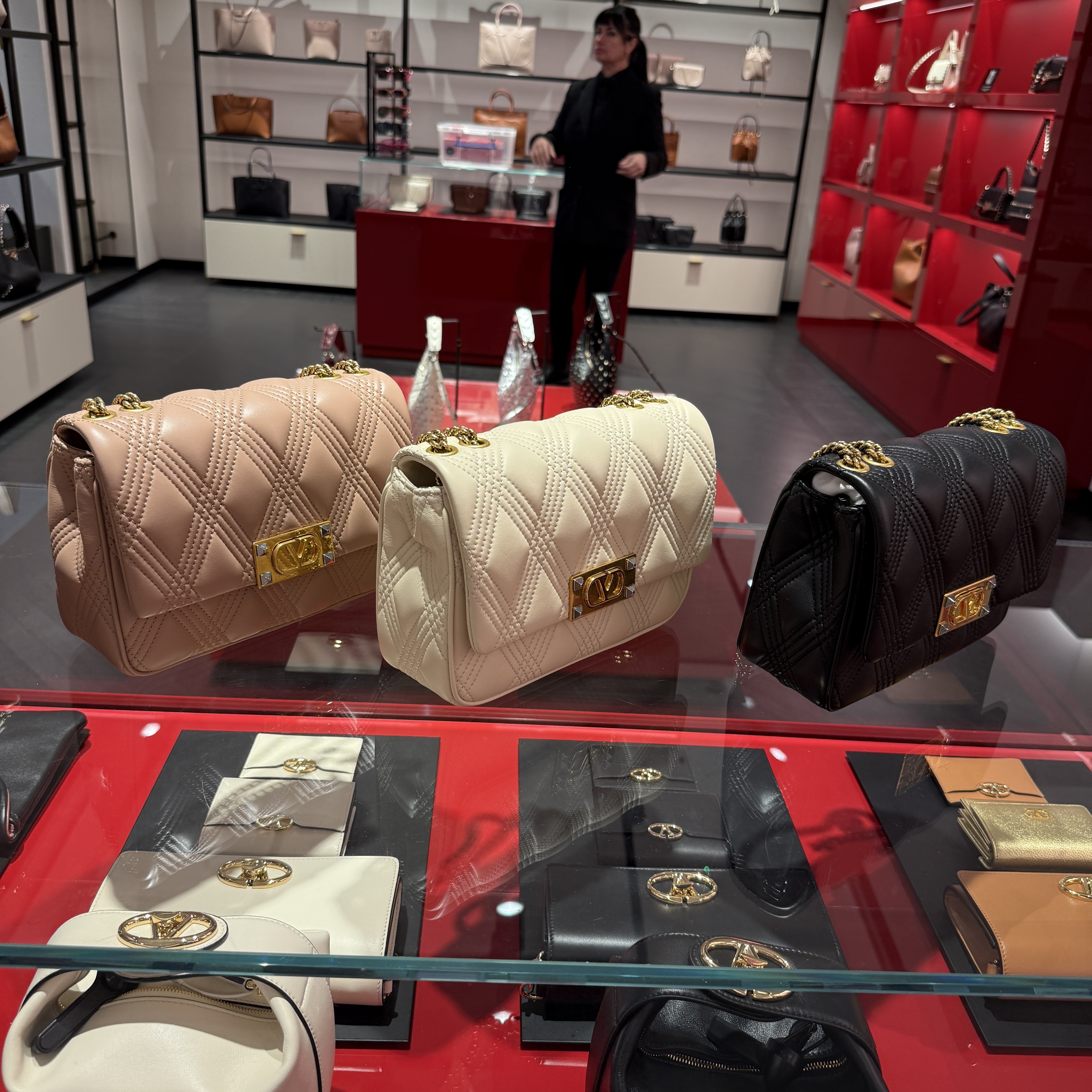 Valentino Garavani Quilted Nappa Leather 67 Medium Shoulder Bag 3 colors