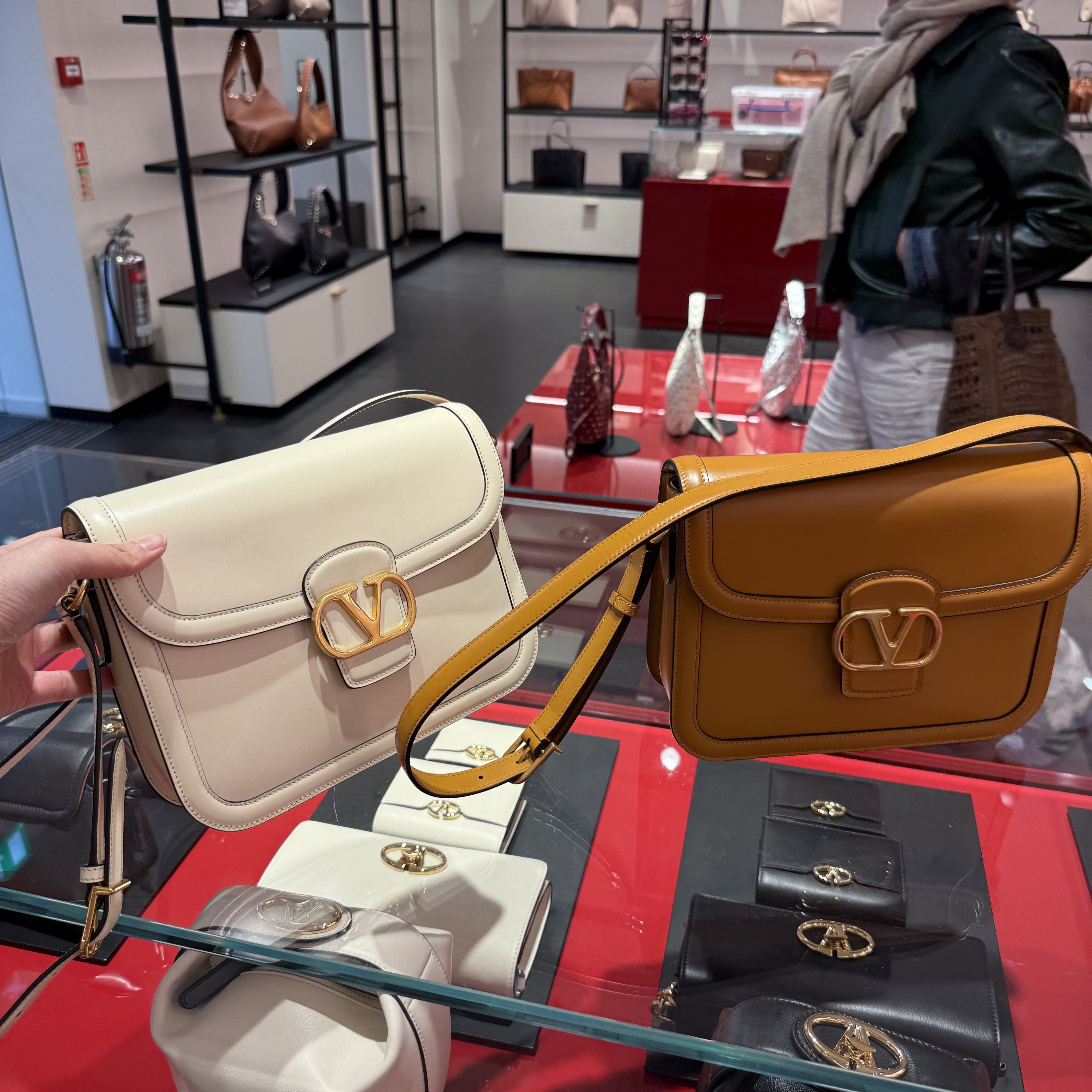 Valentino Garavani 9to5 Smooth Calfskin Shoulder Bag 3 colors