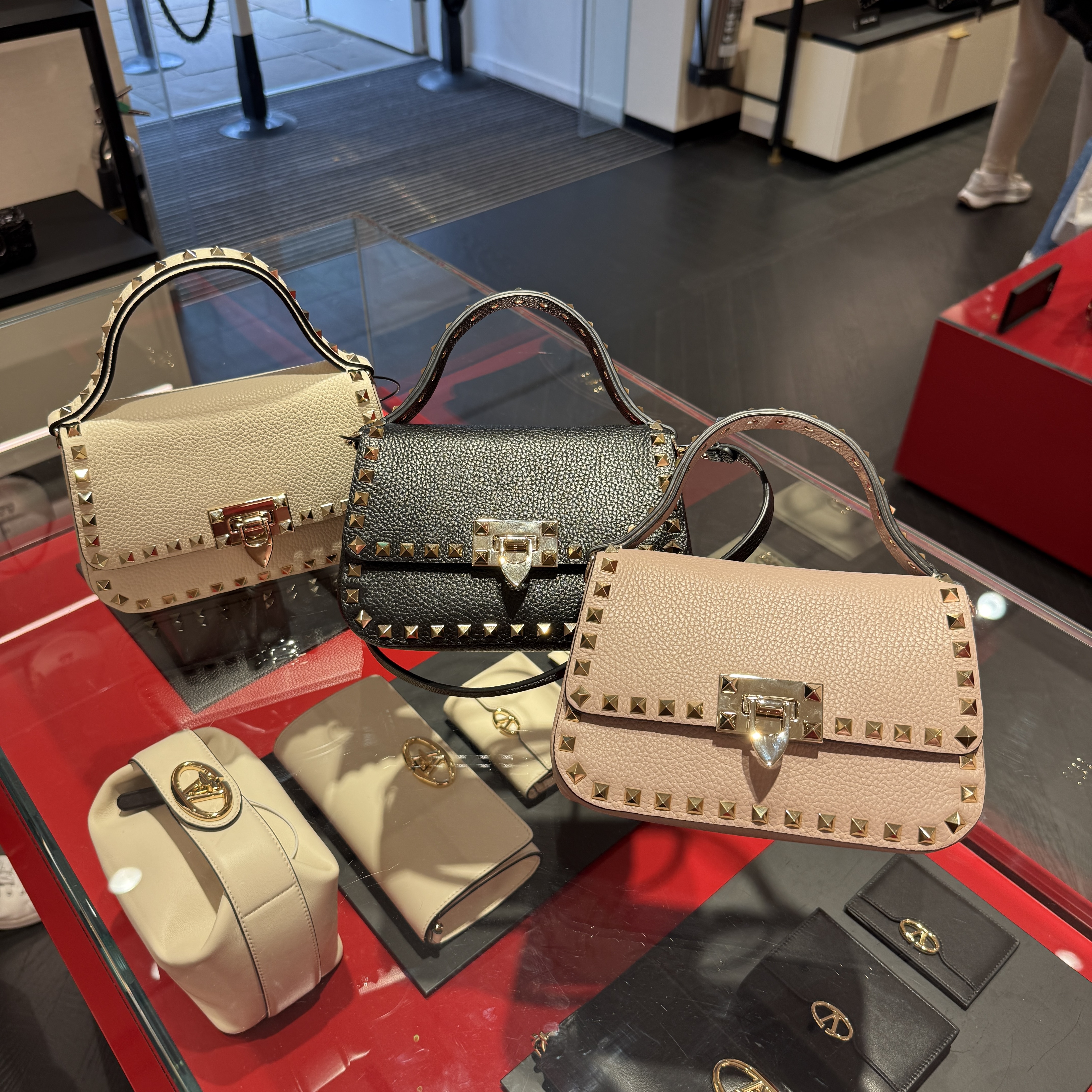 Valentino Classic Stud Top Handle small Crossbody bag 3 colors