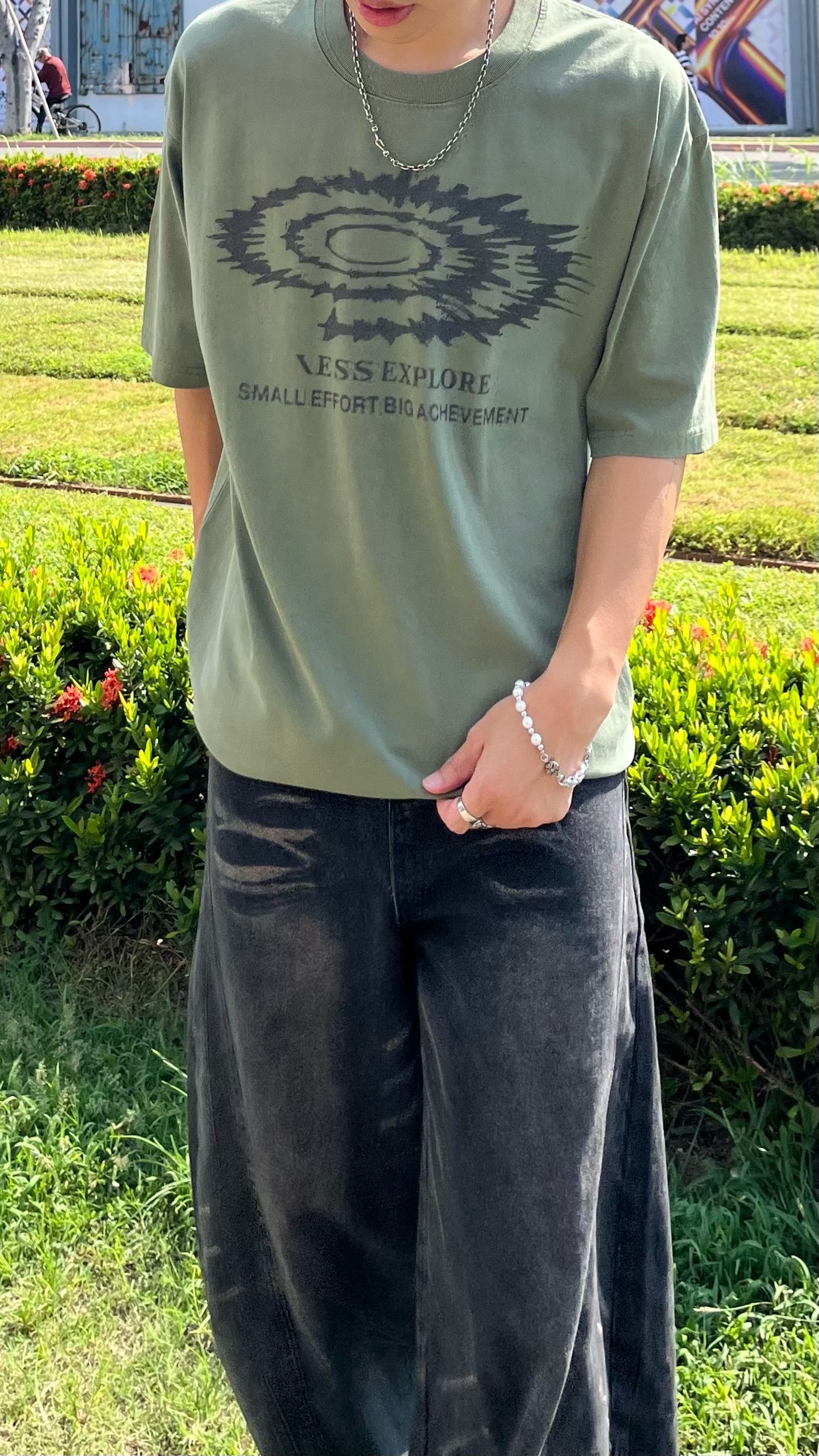 Select By Yourˊs 虛空漣漪水洗短Tee（3colors）