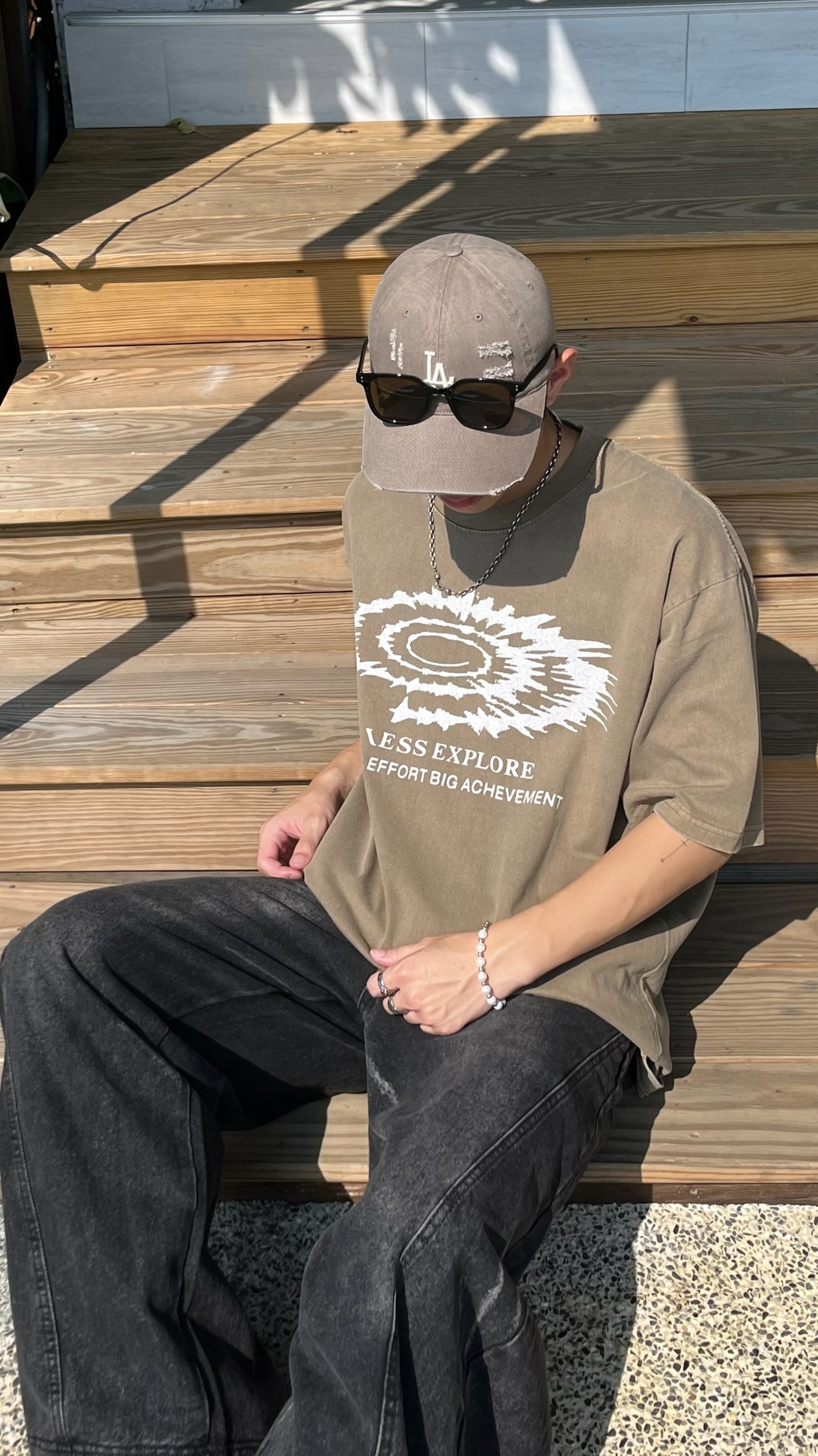 Select By Yourˊs 虛空漣漪水洗短Tee（3colors）