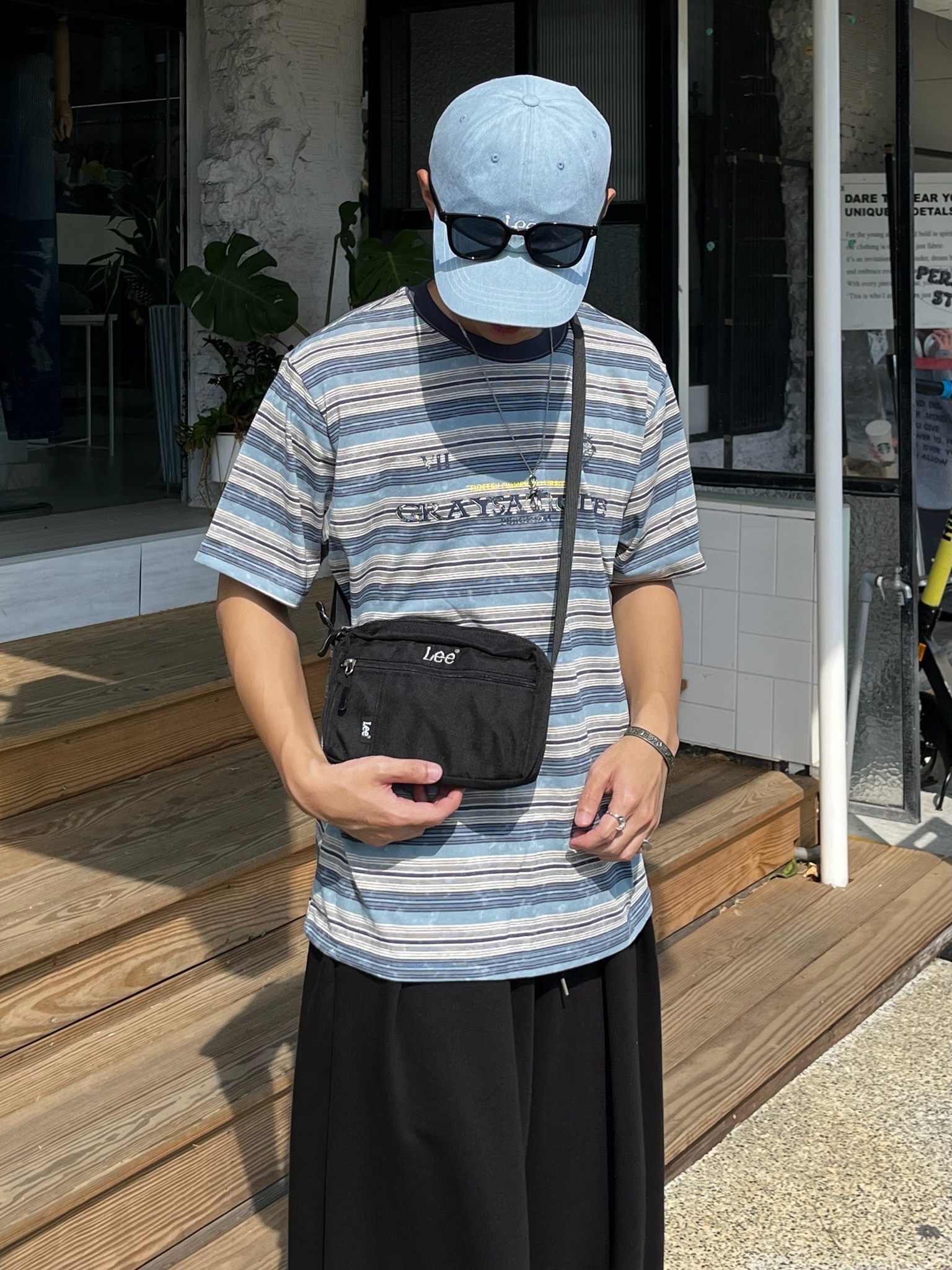 🇯🇵日本代購 LEE 黑色側背包