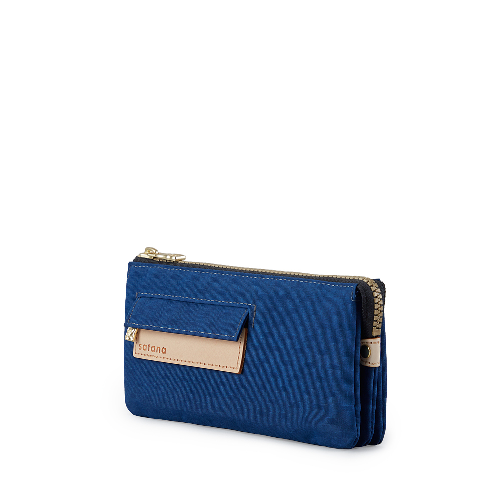 Soldier Classic Long Wallet-Navy Blue