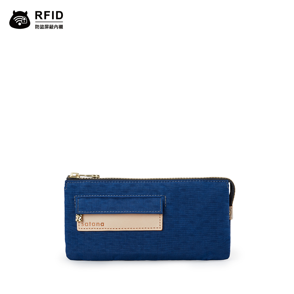 Soldier Classic Long Wallet-Navy Blue