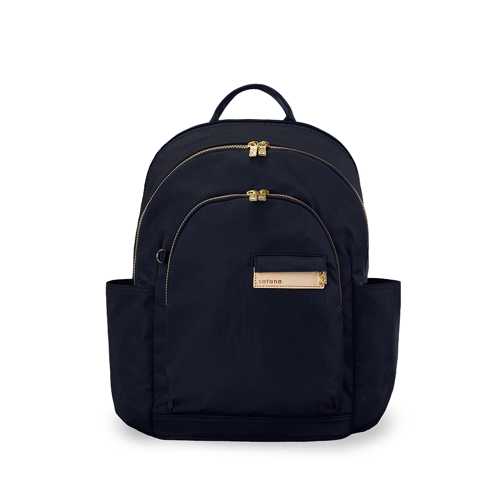 Soldier 輕盈通勤後背包-亮黑色