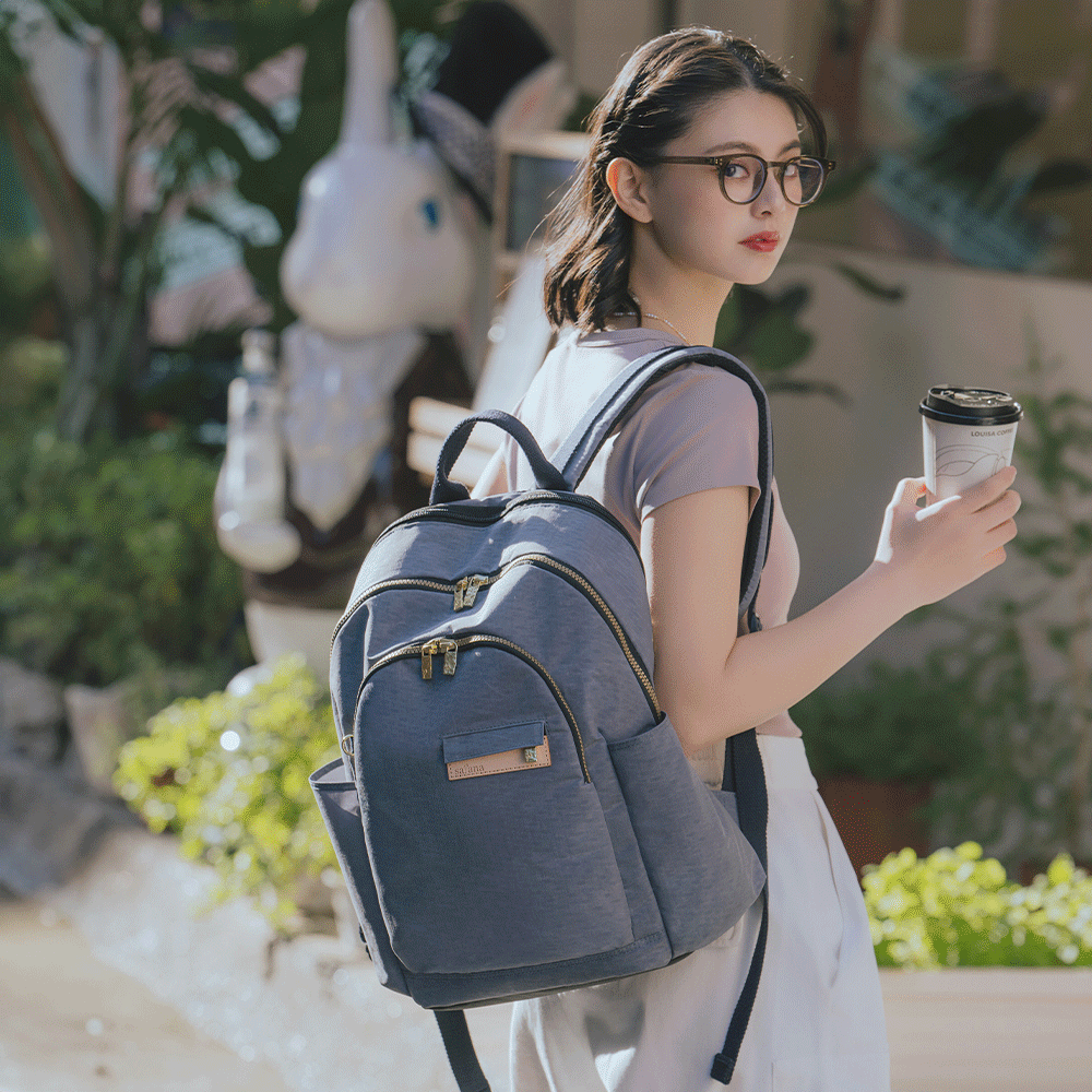 Soldier 輕盈通勤後背包-靜謐灰