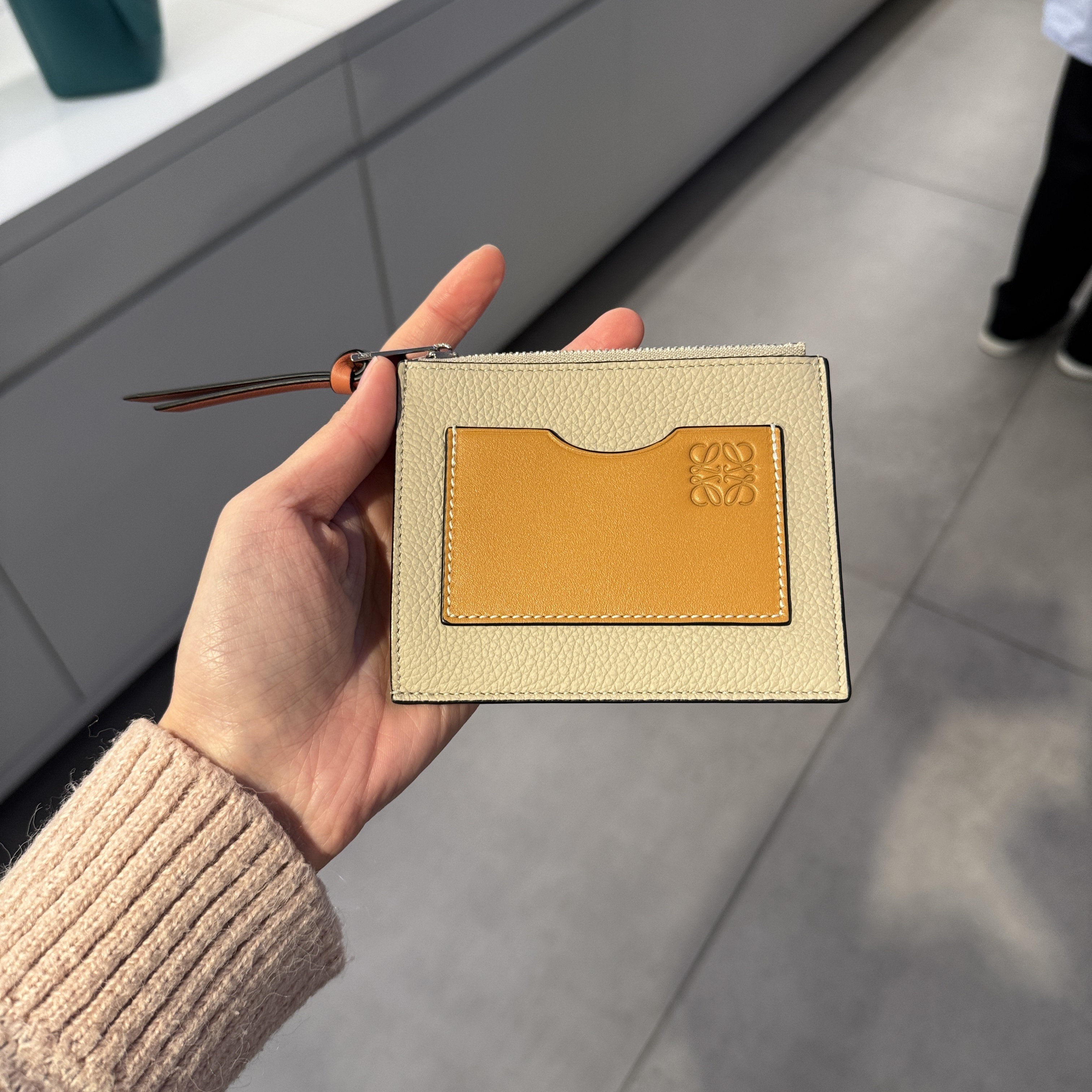 Loewe SGCL Square Coin Cardholder Honey