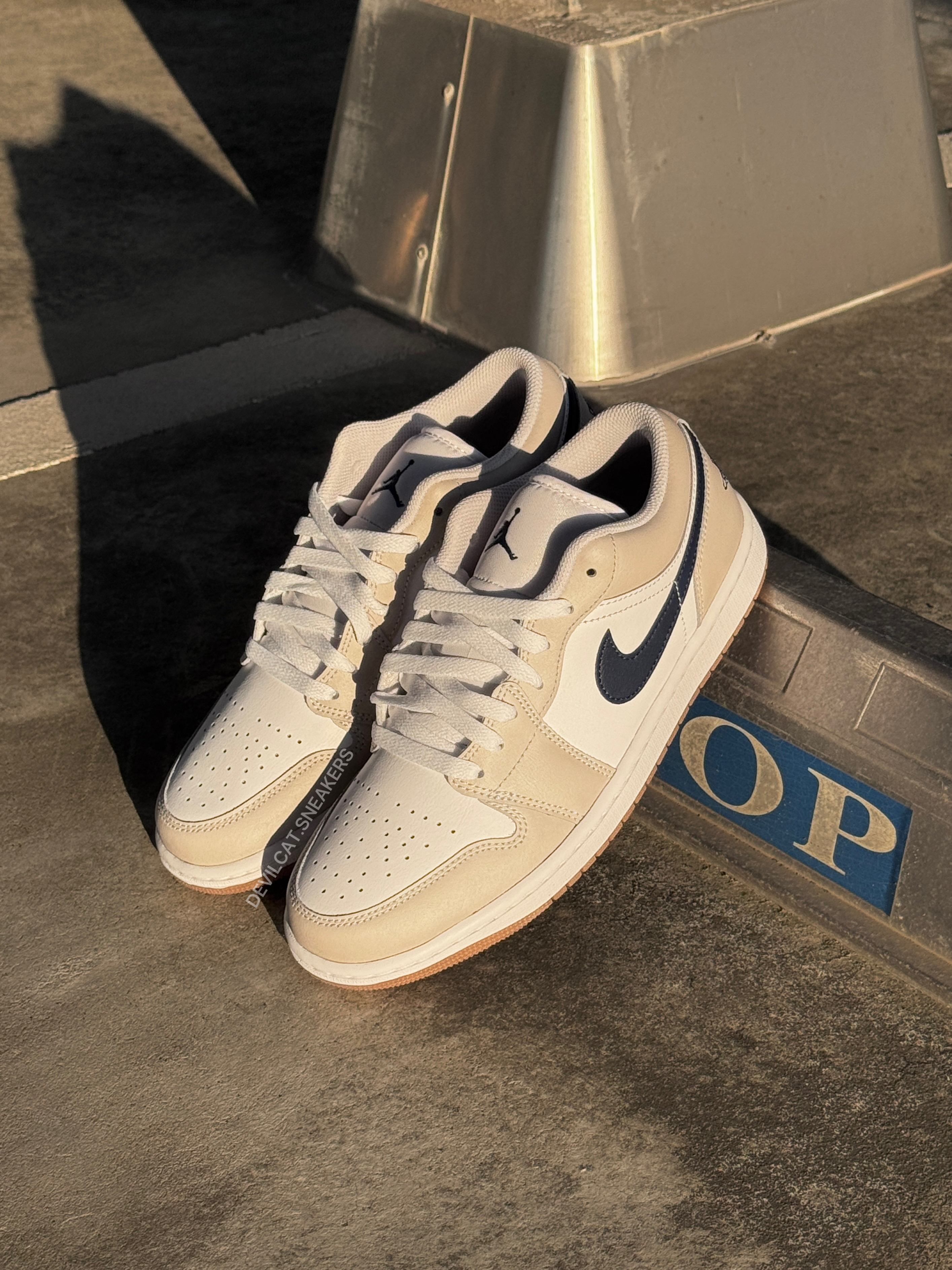 Nike Air Jordan 1 Low 白灰藍 553558-146