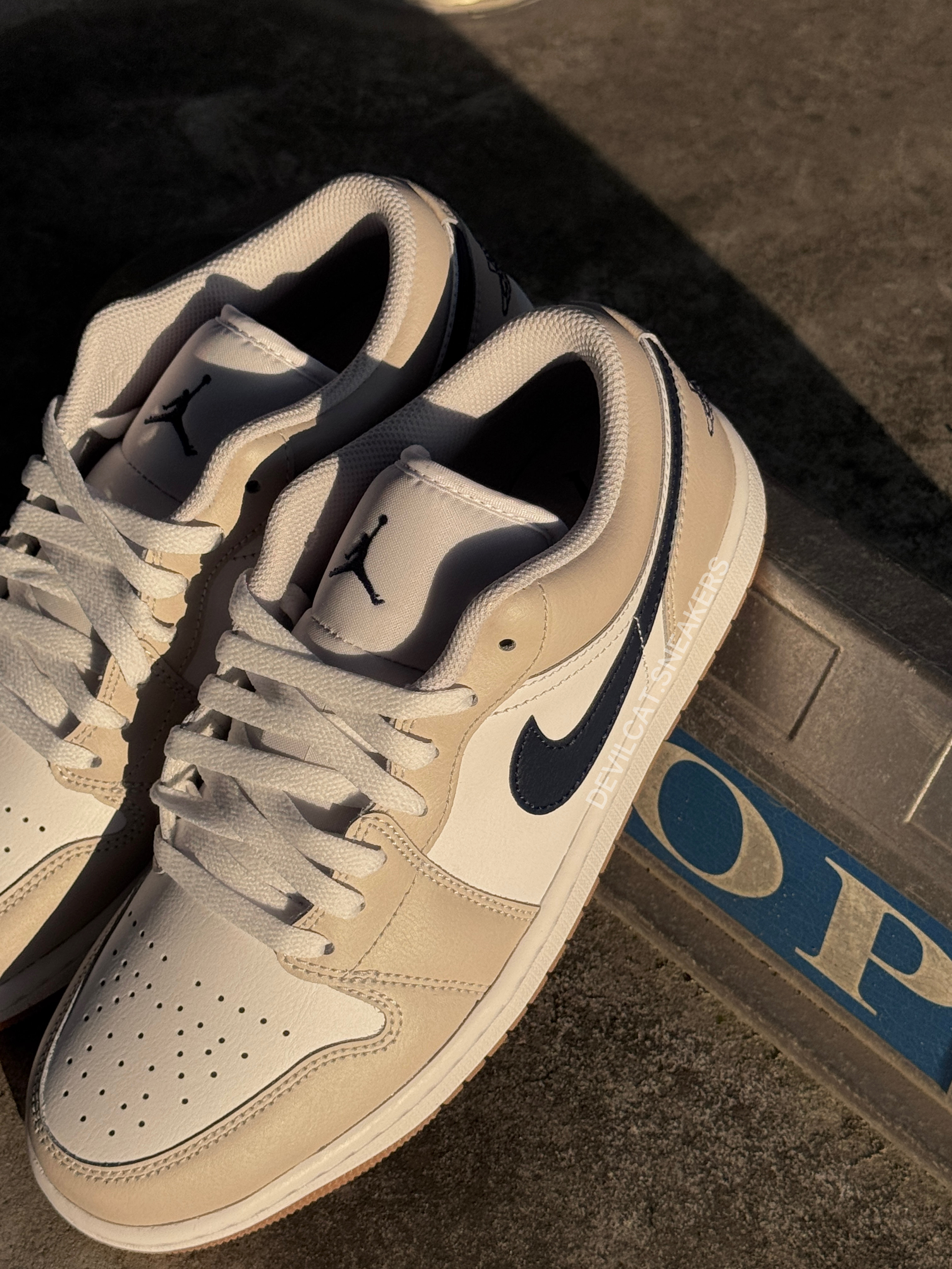 Nike Air Jordan 1 Low 白灰藍 553558-146