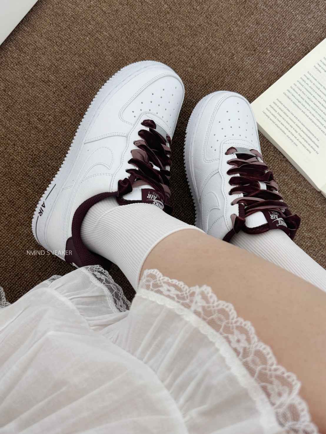 Nike Air Force 1 07 紅絲絨蛋糕