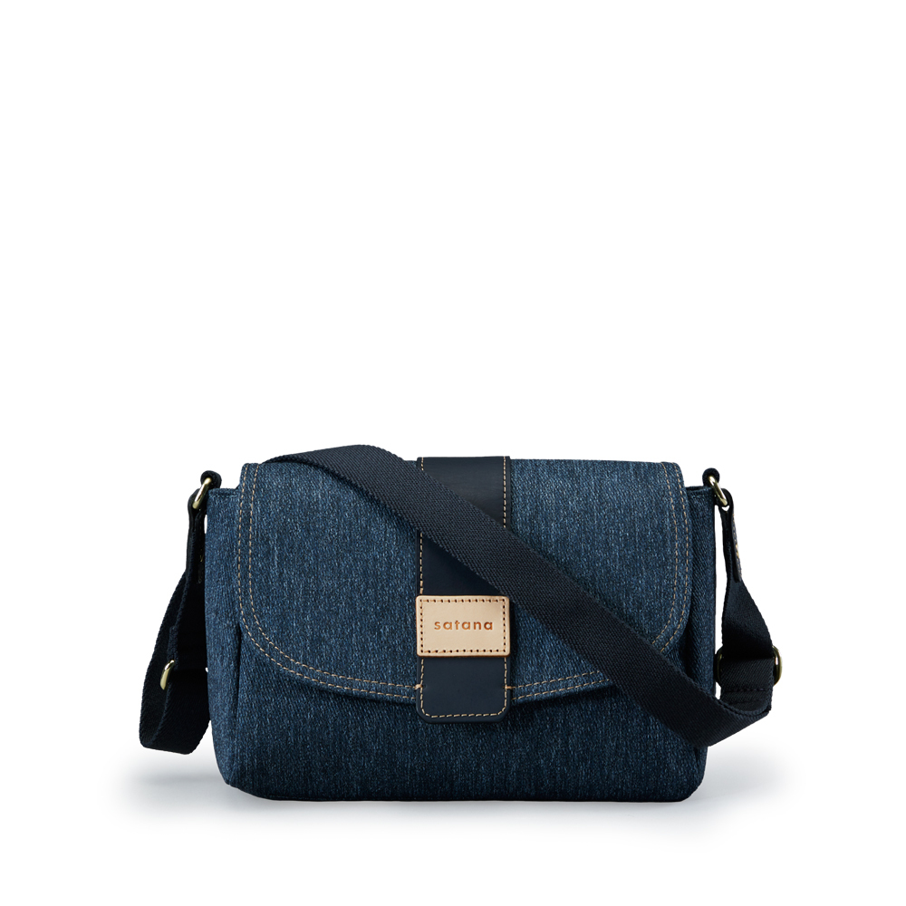 Denim 經典馬鞍包-深丹寧藍