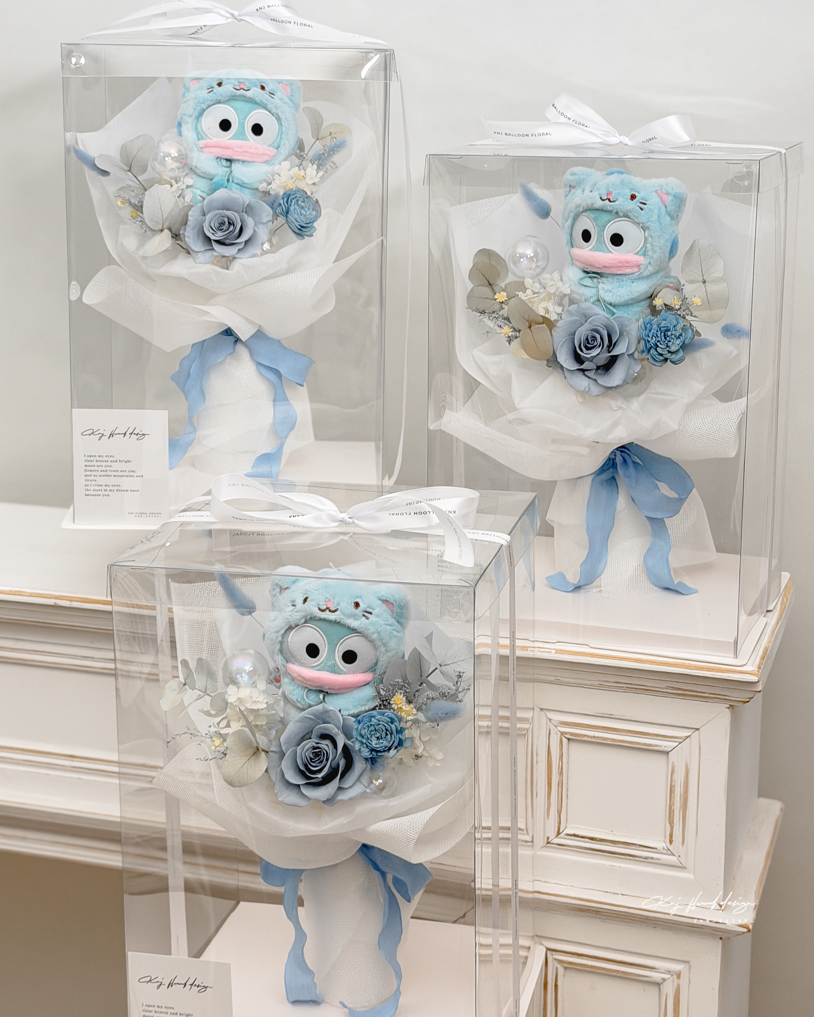 人魚漢頓永生花束禮盒