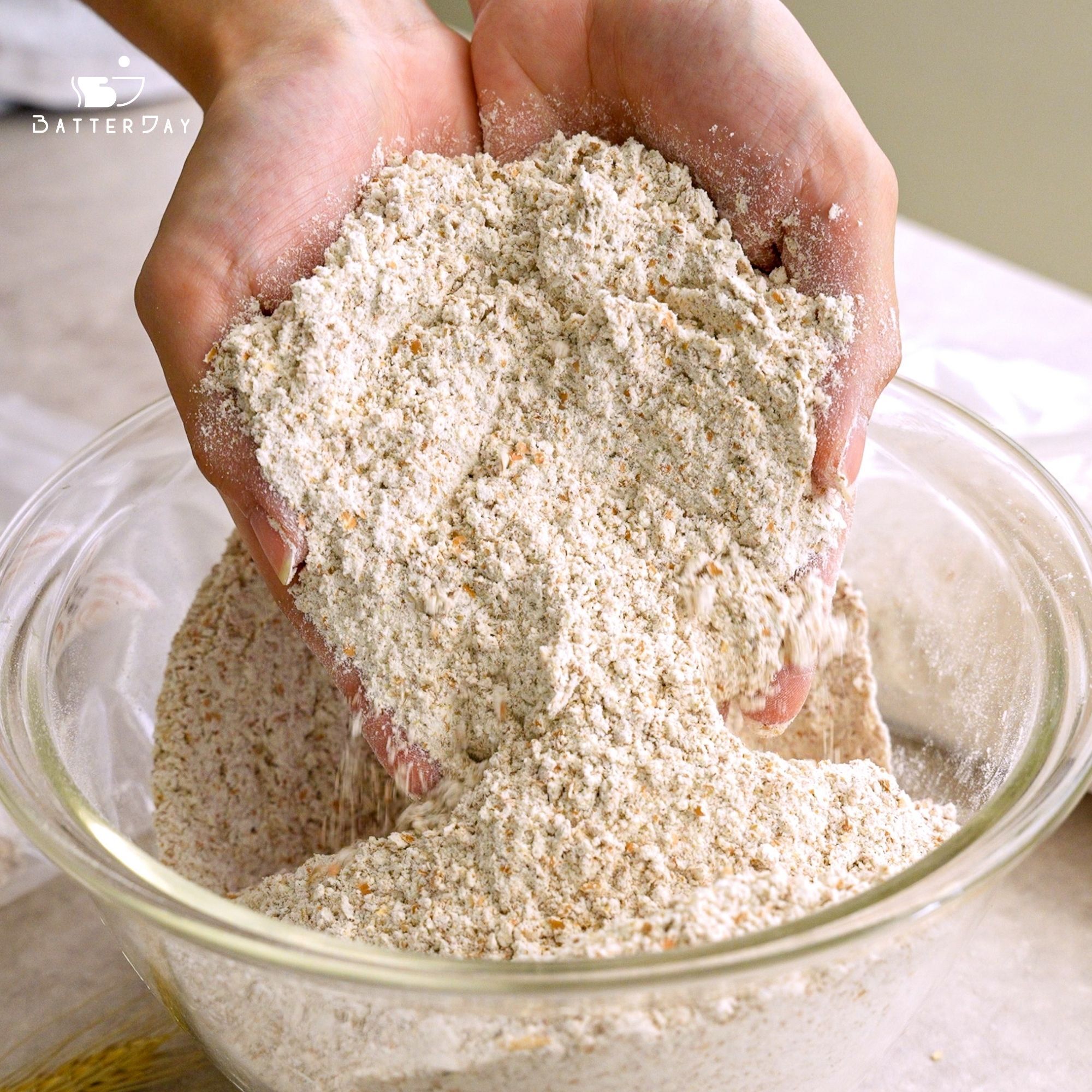 “焙日濃香款全麥麵粉實拍1”