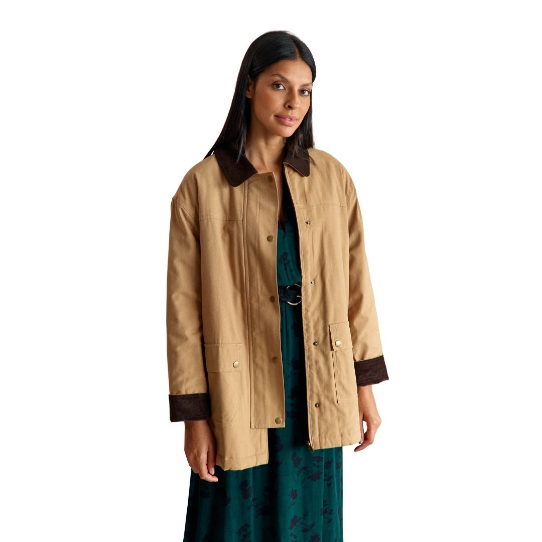 1LP1018-111 LA PETITE ETOILE Vesly Parka Jacket Beige #VESLY-V602522B6A/13-BEIGE (C-EU-E)