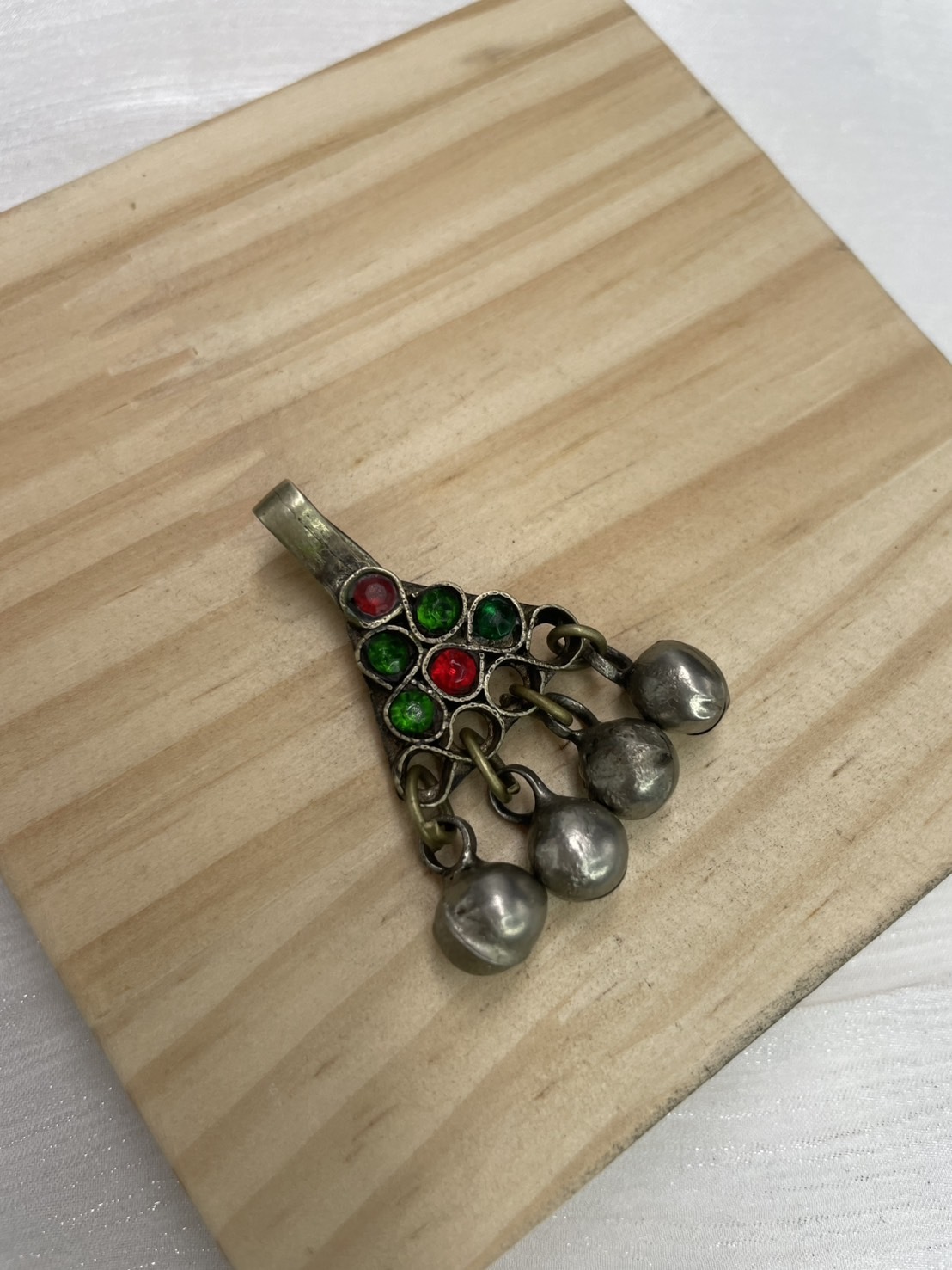 No.48三角形阿富汗鈴鐺墜飾 4cm